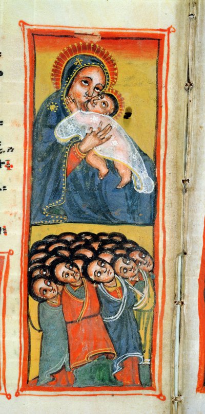 Madonna and Child by Ethiopian School